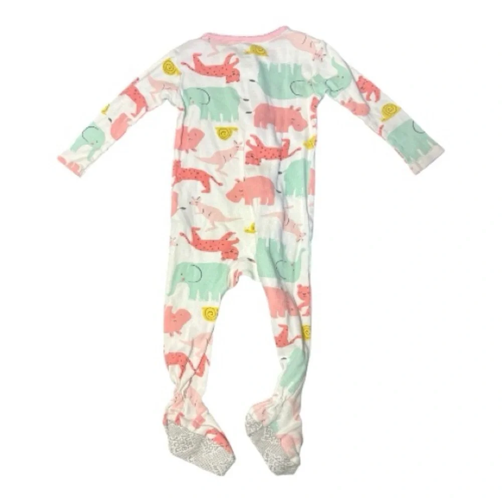 BUNDLE CARTER’S 2-Pieces Animal and Unicorn Print Footies